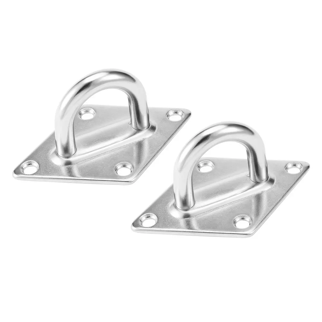 

CNIM Hot 304 Stainless Steel Pad Eye, 12mm Ring Sail Shade Plate Marine Boat Rigging, 2 Pack