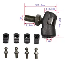 Для hyundai, для Toyota, для BMW, для Audi M6, 4 шт., газовые стойки, пружинный подъемник, поддерживает демпфер, замена амортизаторов, Соединительный кронштейн