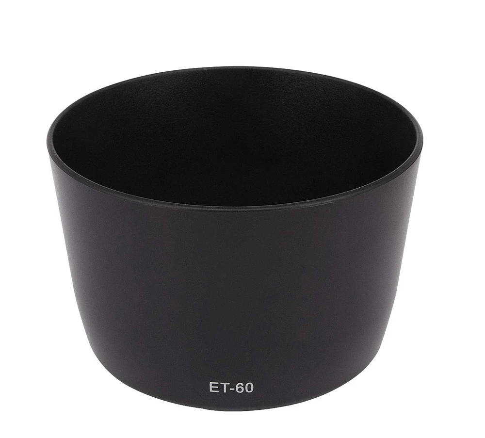 Camera Lens Hood 58mm ET60 Lens Hood ET-60 For Canon 600D 650D T3i T2i T1i T3 XTi XT XSi EF EF-S 55-250mm 75-300mm 90-300mm Lens (1)