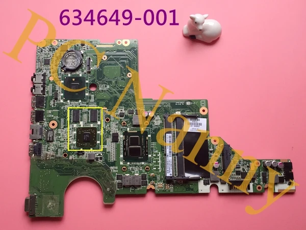 634649-001 DAAX1JMB8C0 Original for HP G42 CQ62 laptop motherboard mainboard I3-350M w ATI VIDEO