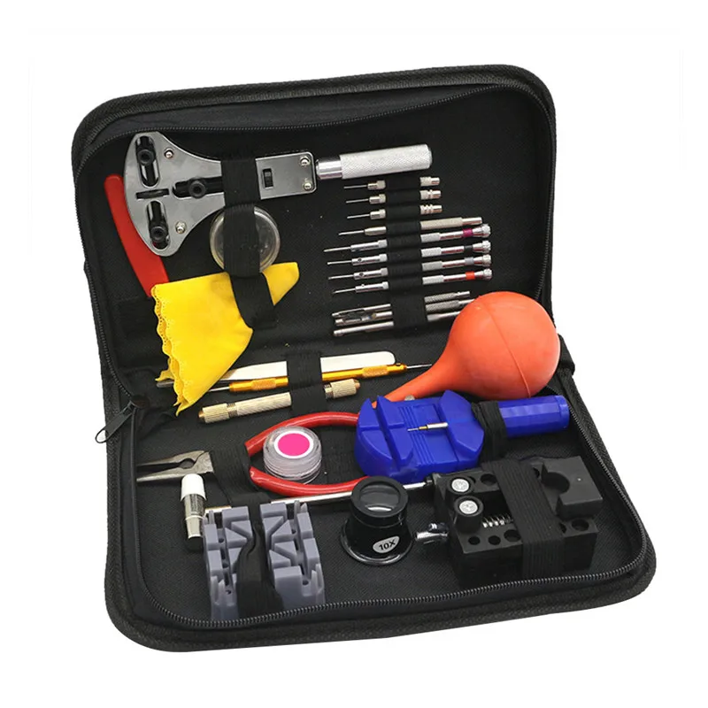

27pcs Useful Watch Tools Kit For Watch Repair Tool Kit Watch Parts Watch Opener Link Pin Remover Spring Bar Saat Tamir Aletleri