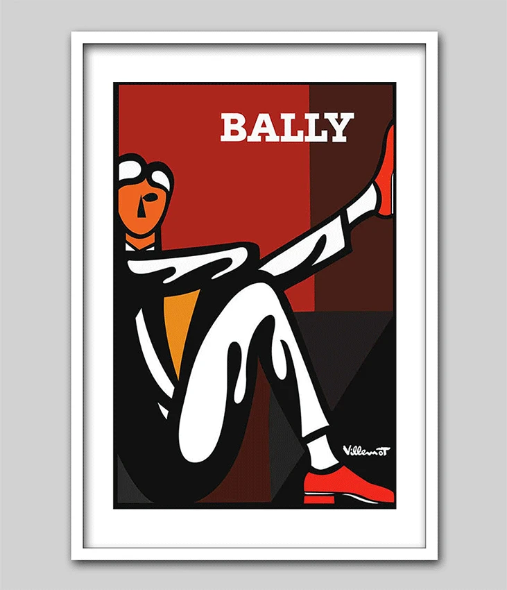 bally framed print