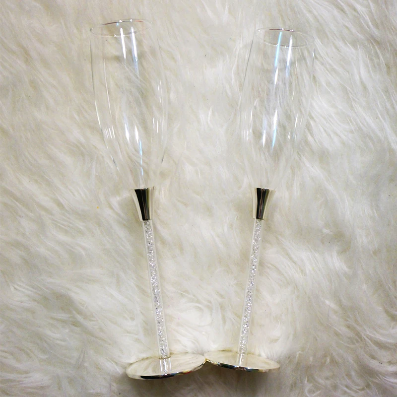 .com : Buy crystal champagne glass/ goblet wedding/ Wedding Gift Set ...