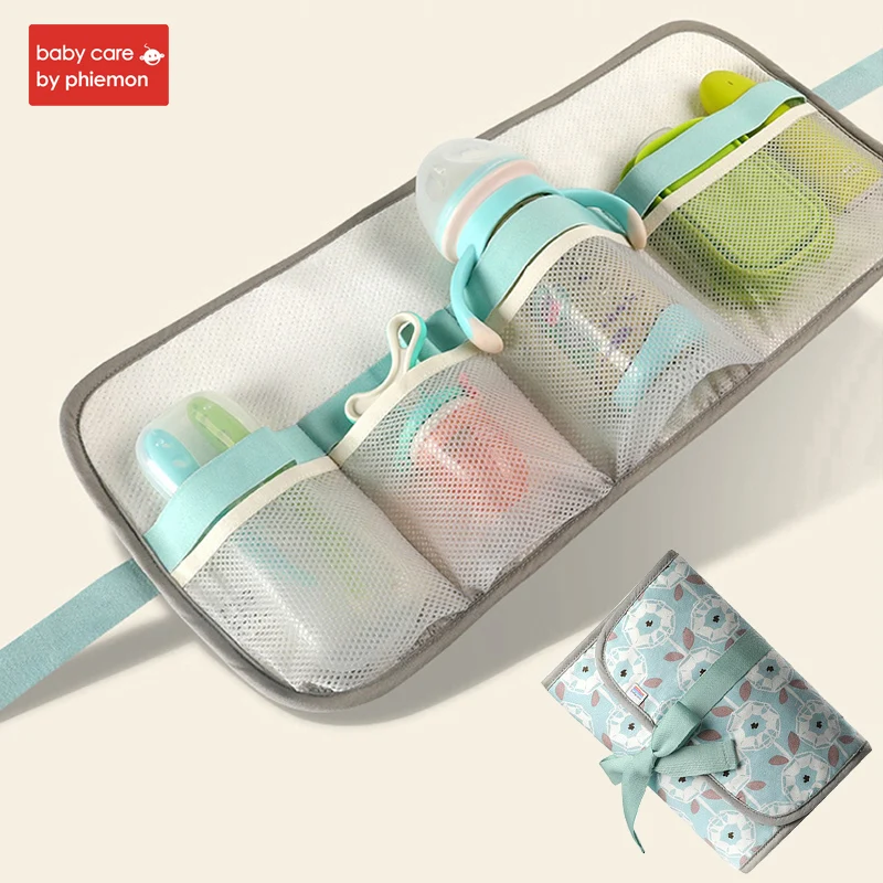 PHEBEN Small Diaper Bags Waterproof Travel Tote Mini Diaper