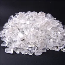 20 50g cristal claro pedra de quartzo rocha cascalho microplaquetas contas natural queda pedras minerais tanque de peixes aquário decoração do jardim