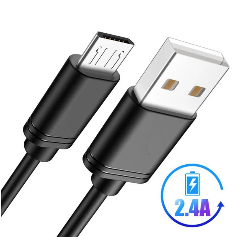 

USB Micro Cable 2.4A For Xiaomi Redmi Note 7 Mi 9 Fast Charging Data Sync For Huawei Xiaomi Samsung Galaxy S9 Oneplus Data Cord