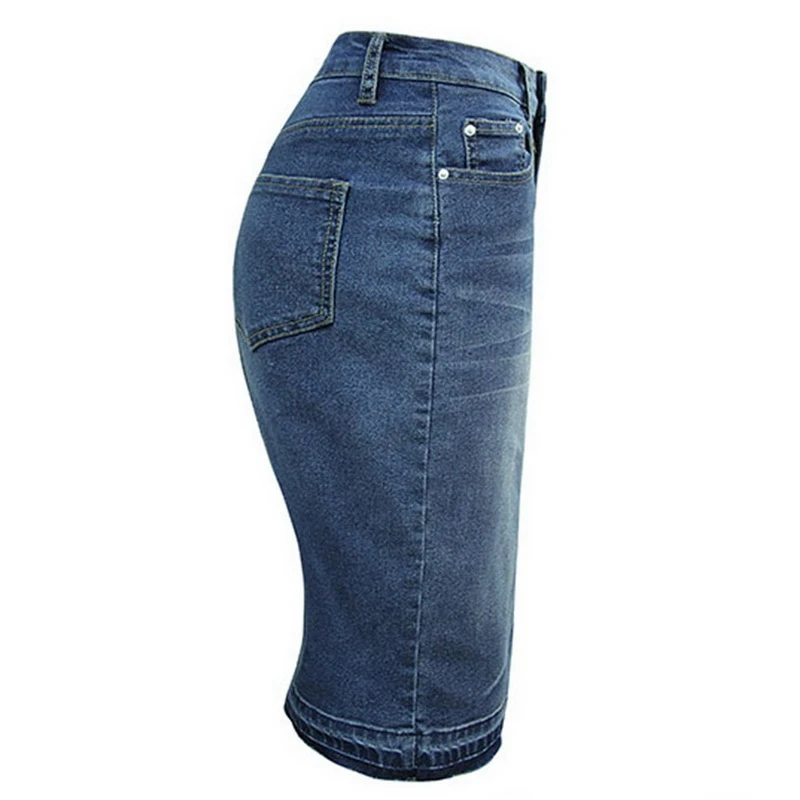 Puimentiua, Джинсовая юбка размера плюс,, элегантная, для женщин, тонкая, сексуальная, спереди, джинсовые юбки, для женщин, высокая талия, модные юбки-карандаш