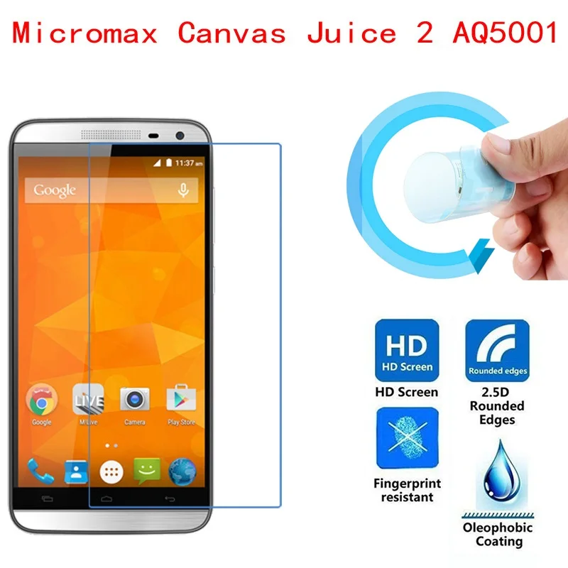 Micromax AQ5001 Screen Protective Film, 2.5D Ultra Thin Clear Soft Pet