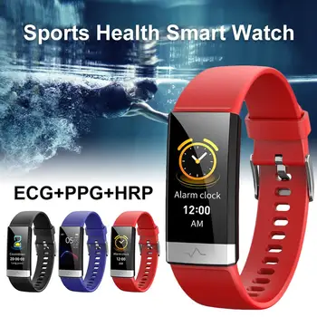 

Heart Rate Blood Pressure Monitor Saturometer Oxygen Sleep Monitoring Bluetooth Fitness Tracker ECG PPG Sports Smart Bracelet