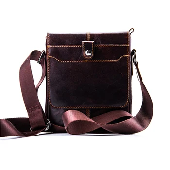 

Genuine Leather Men bag Messenger Bags Men Small Flap Design Fashion Male Shoulder Crossbody bags for man Phone Pouch Bag Purse
