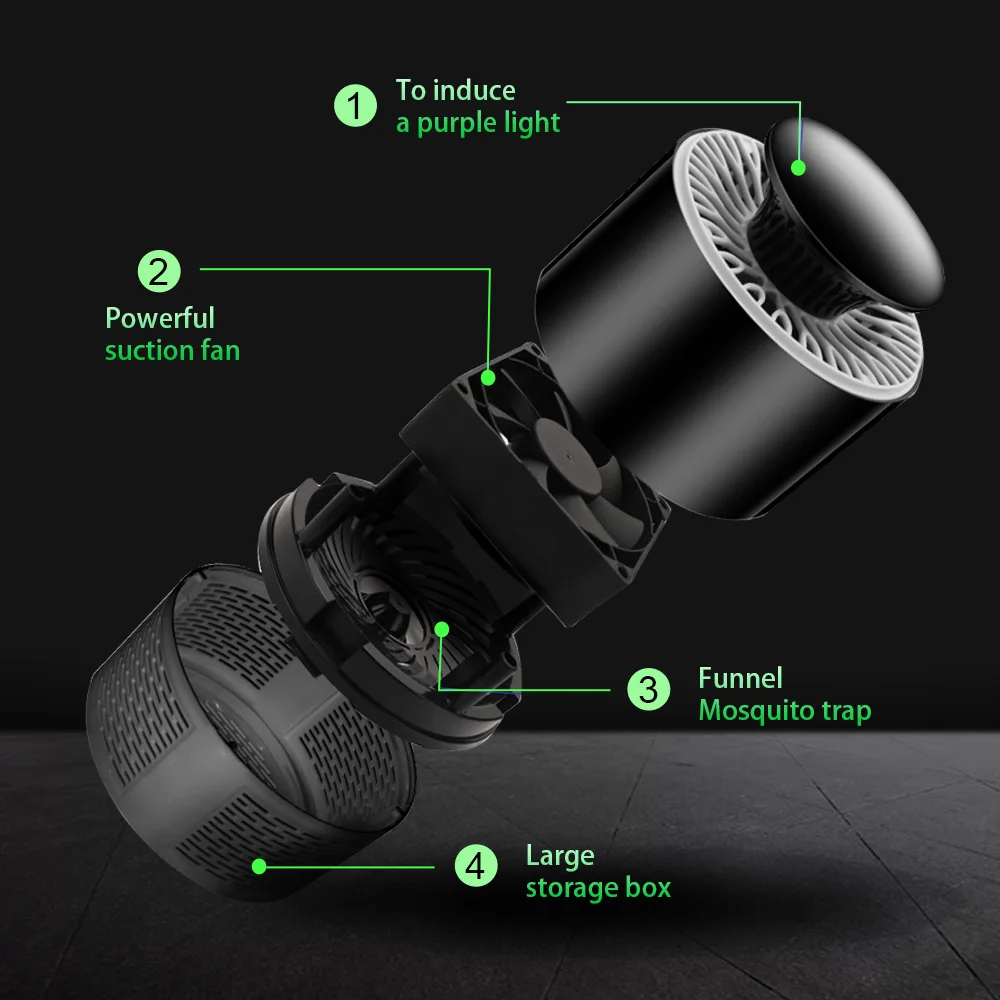  CHIZAO Mosquito killer USB electric mosquito killer Lamp Photocatalysis mute Light LED bug zapper i - 33049510349