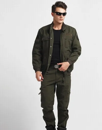 

Jackets tide models male and female couple outdoor climbing fall camouflage army uniform jacket and pants