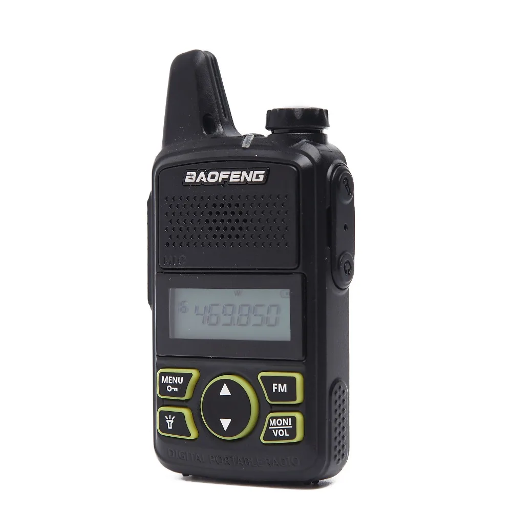 Из 2 предметов BAOFENG BF-T1 Мини Джинсы-бойфренды T1 иди и болтай Walkie Talkie UHF 400-470 МГц 20CH портативный любительский радиопередатчик ручной трансивер+ кабель для программирования