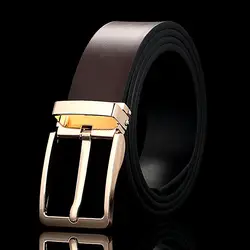 DOULILU новый дизайнер Ремни Для мужчин высокое качество Элитный бренд кожаный ремень пряжкой черный Бизнес ремень брюк Cinturones Hombre