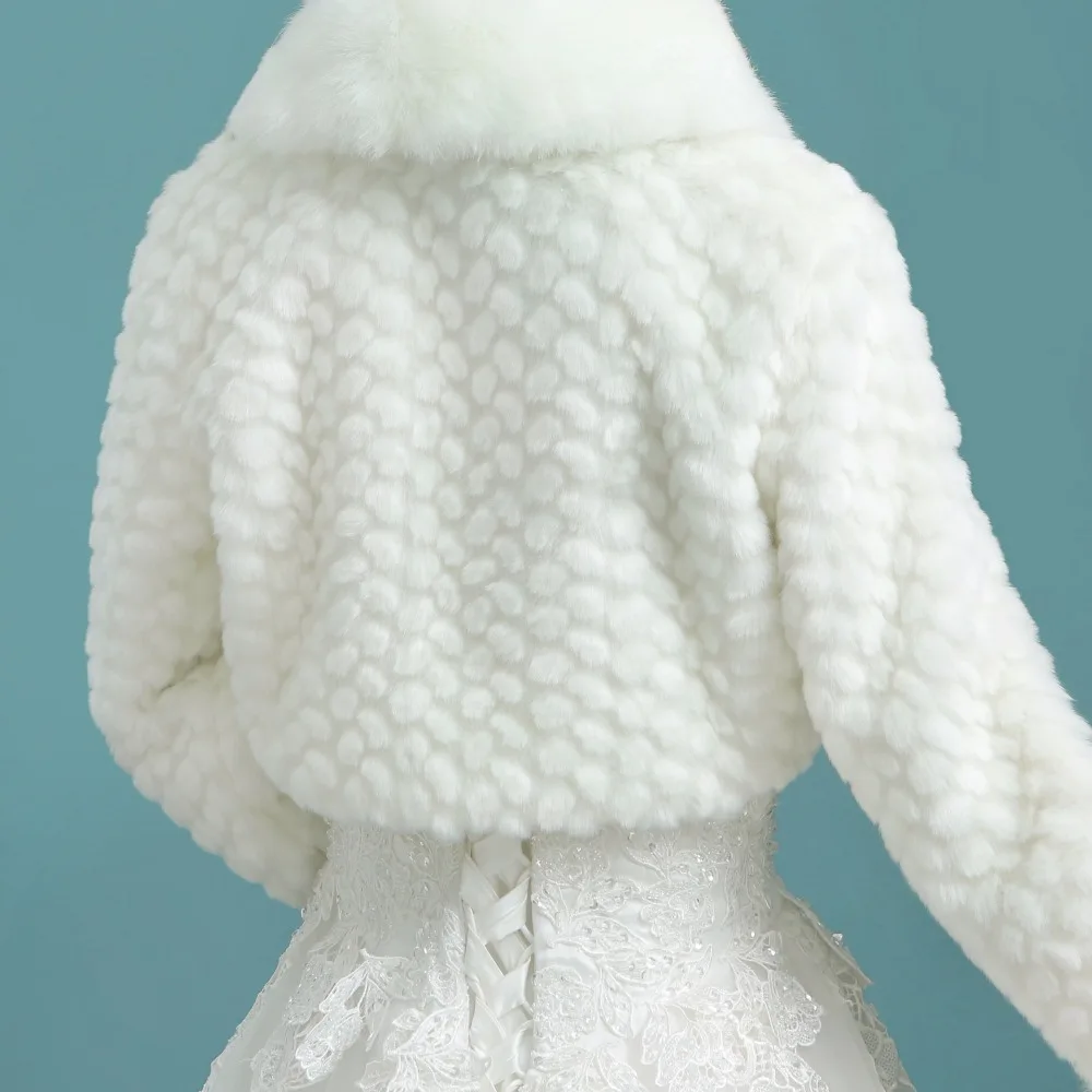 white short jacket for wedding