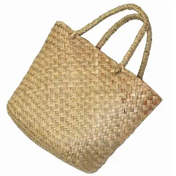 

NEW-Women'S Classic Straw Summer Beach Sea Shoulder Bag Handbag Tote, Small