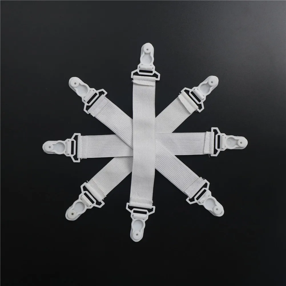 Multipurpose Bed Sheet Fasteners Clip Mattress Elastic Holder 4 Piece/Lot 15*2.5 cm