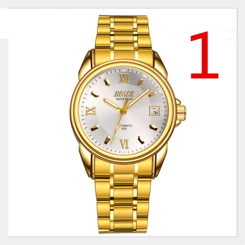 

wu's Explosion models men's table gold-plated business waterproof watch manufacturers wholesale 512#