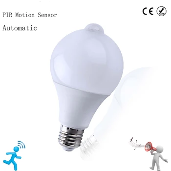

LED PIR Motion Sensor Bulb+Light Control Motion Sensor Light E27 Led Bulb 7w 9w Auto Smart Led PIR Infrared Body Sound