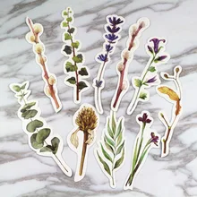 30 шт цветное красивое растение блокнот для заметок канцелярские принадлежности Regalo Marcadores Подарочная Закладка