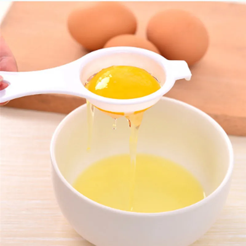 Кухонные принадлежности Яйцо Сепаратор инструменты для приготовления торта яйцо белый фильтр удобный Творческий просеивание обработки Кухонные гаджеты Е