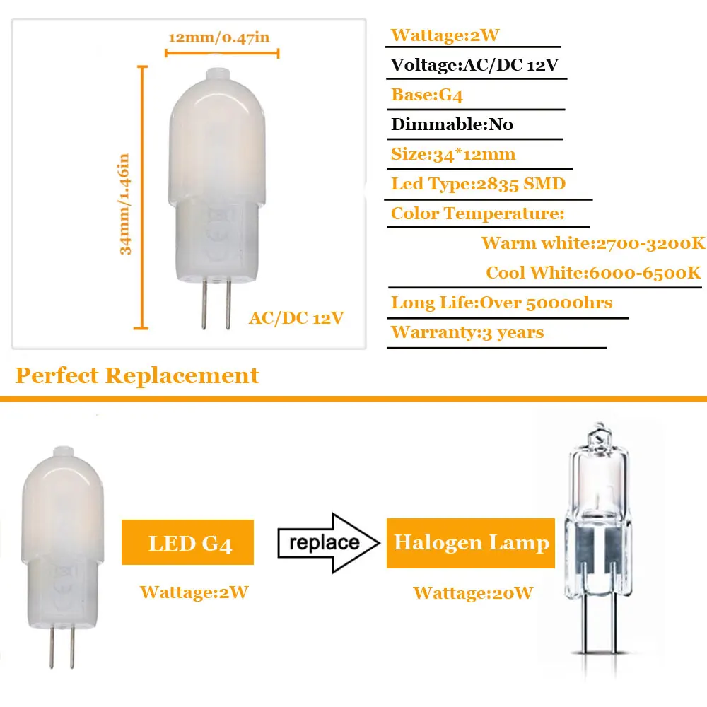 LED G4 12Leds Bulb Lights RP0380 -2010 (22)