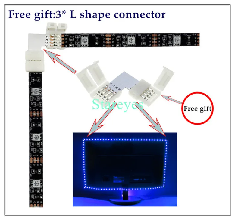 SMD 5050 RGB Светодиодные ленты DC 5 В USB светодио дный полосы света Гибкие IP20 IP65 Водонепроницаемый лента 1 м 2 м 3 м 4 м 5 м Добавить пульт дистанционного управления для ТВ фон