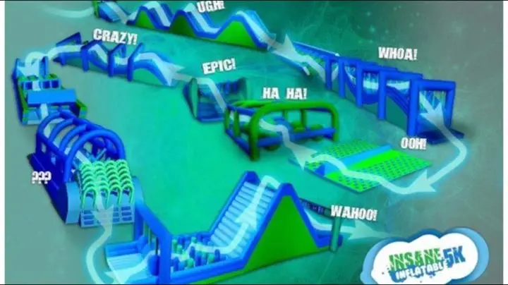Надувной чехол для Бразилии Красное или индивидуальное гигантское событие 5k