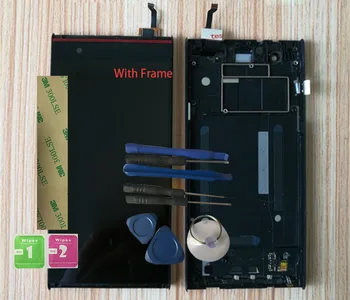 

RYKKZ For Yuandian 1 LCD Display With Touch Screen With Frame Digitizer Assembly Replacement With Tools+3M Sticker Black Color