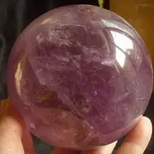 Ddh001129 ХОРОШИЙ ПРИРОДНЫЙ PURPLE АМЕТИСТ КВАРЦЕВЫЙ СФЕРА БАЛ ИСЦЕЛЕНИЕ ААА