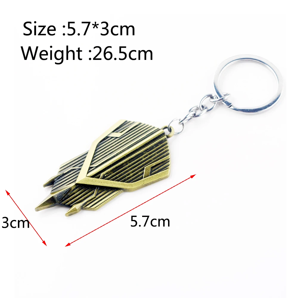 Avengers Black Panther Shield Keychain 3 Color Metal Women Men Llaveros Car Key Holder Keyring Souvenir Jewelry Gift