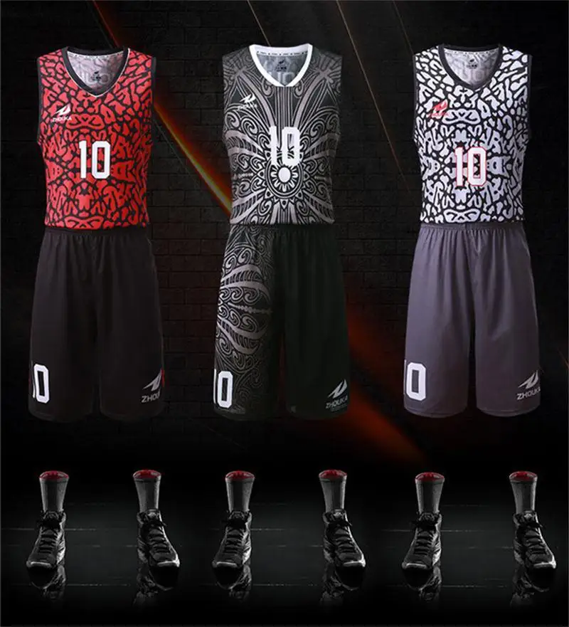 Custom Practice Basketball Jerseys Cheap Reversible Uniforms Sublimation Printed Personalized Color And Pattern Shirt In From