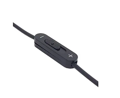 Black 3.5mm Stereo Male to Double 3.5mm Female Audio Headphone Y Splitter Cable with Volume Switch