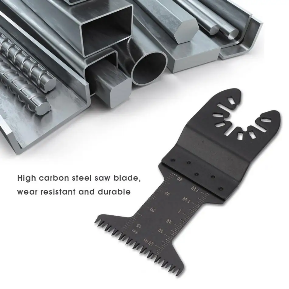 Горячая Черный 50 шт. 44 мм Осциллирующий многофункциональный инструмент длинные зубы пилы для Bosch, Dremel Fein