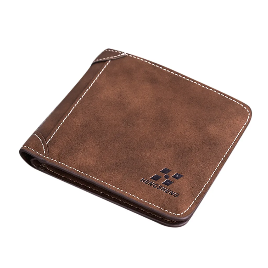 Wowen Сумка на плечо дизайнерские сумки высокого качества мужской кошелек ретро мульти-карта кошелек модный многофункциональный клатч#916 - Цвет: Brown