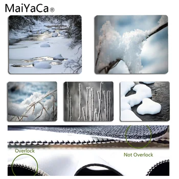 

MaiYaCa Winter days Durable Rubber Mouse Mat Pad Size for 25x29CM Speed Version Gaming Mousepads