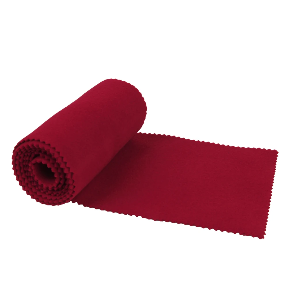 128 x 15cm Red Soft Material Felt Piano Key Cover Keyboard Dust Cover Musical Instruments Accessory