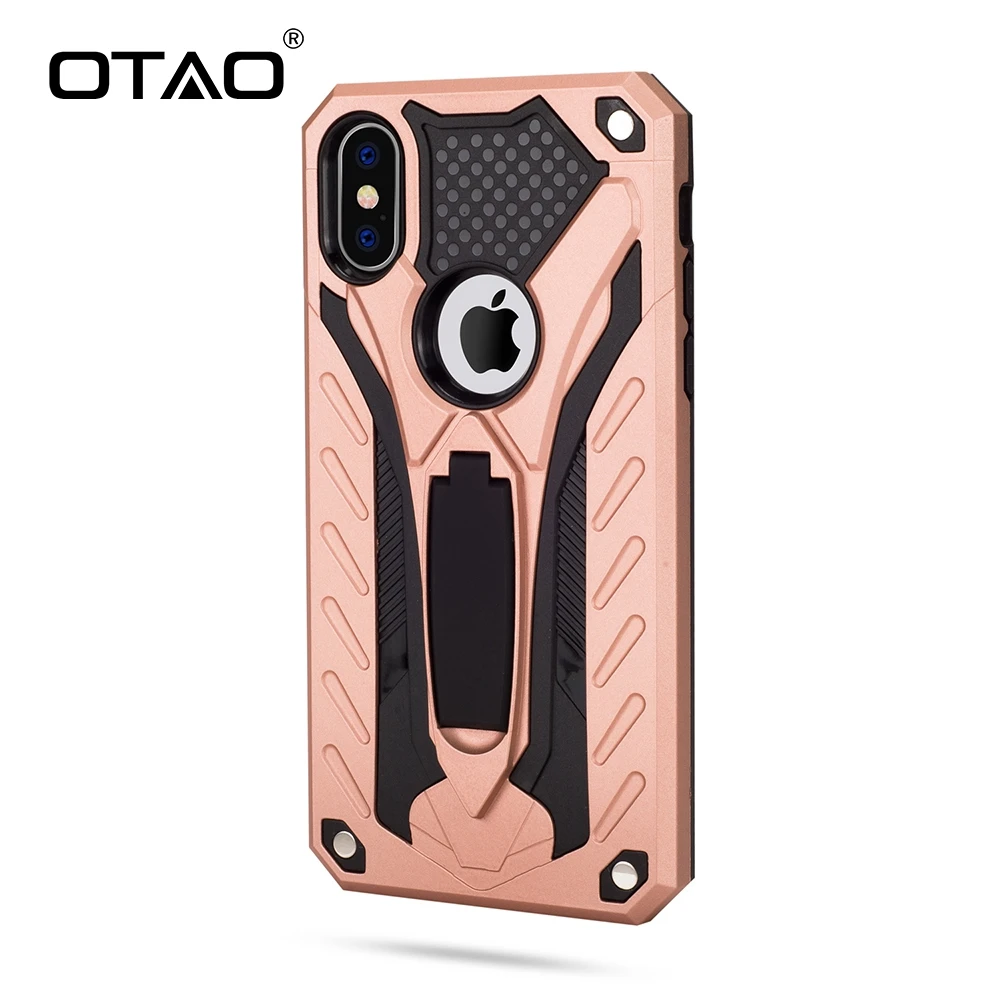 Защитный Гибридный чехол OTAO для iPhone XS MAX XR X противоударные Чехлы Apple 8 7 6 6S Plus