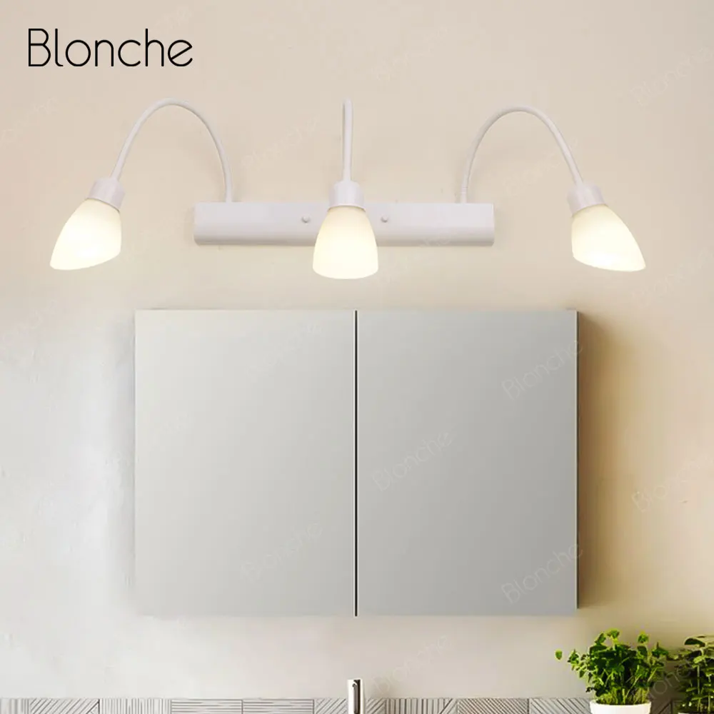 الحمام ضوء للتدوير وحدة إضاءة LED جداريّة مصباح المرآة البالونية ضوء زجاج حديث الشمعدان للمنزل داخلي ديكو السرير الدرج مصباح غرفة النوم