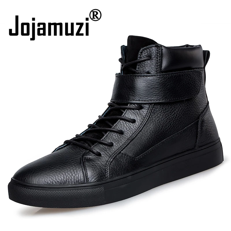 Moda Vaca Black Motocicleta Inverno Veludo Neve Fur Boots Genuíno Além Szie Botas Couro Homens 48 black With De Disso Ankle Quente Sapatos Casuais 100 36 wxO7q1fZW
