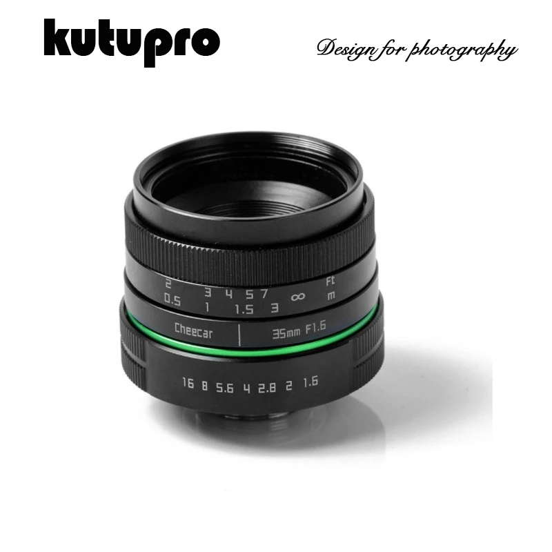 35 мм F1.6 ручной широкоугольный объектив + C NEX/NX/M4/3 Macro Len для Canon Nikon Sony Fujifilm Pentax Samsung