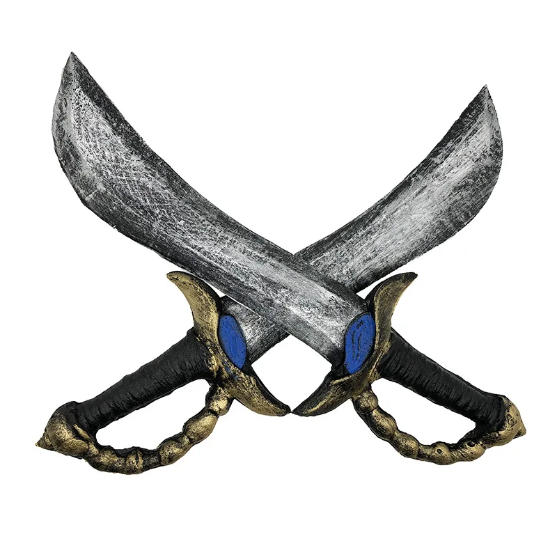 

1pcs Vivid Toy Pirate Sword Cosplay Party Festivals Supplies Makeup Halloween Toy Novelty Photographic Props Fun Make-fool Toys