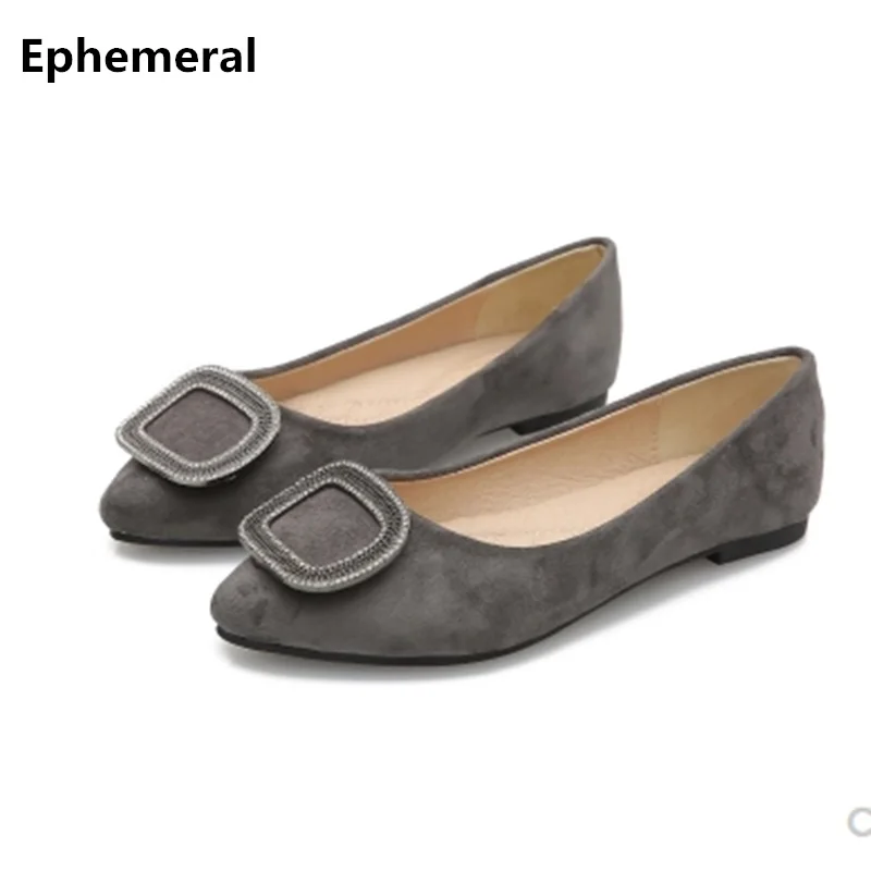 

Female Flat Shoes Ballroom Latin Latex Soft Insole Rhinestone Flock Slip-ons Pointed Toe TPR Sole Comfortable Luxury Brand 43 34