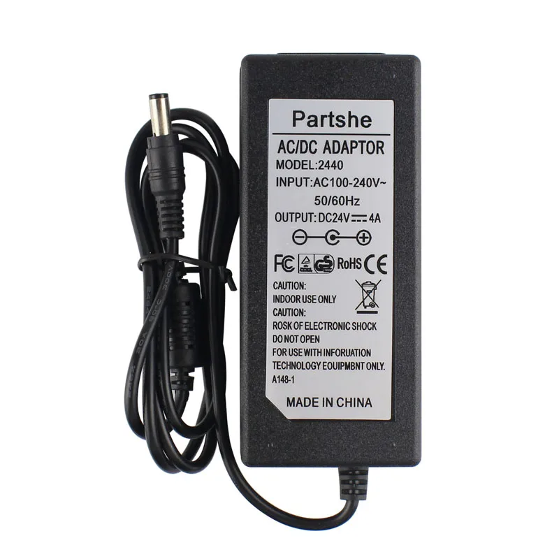 24V 2.5A4A AC/DC Adapter For Zebra ZD410 ZD420 ZD500 ZD510 ZD620 HC100