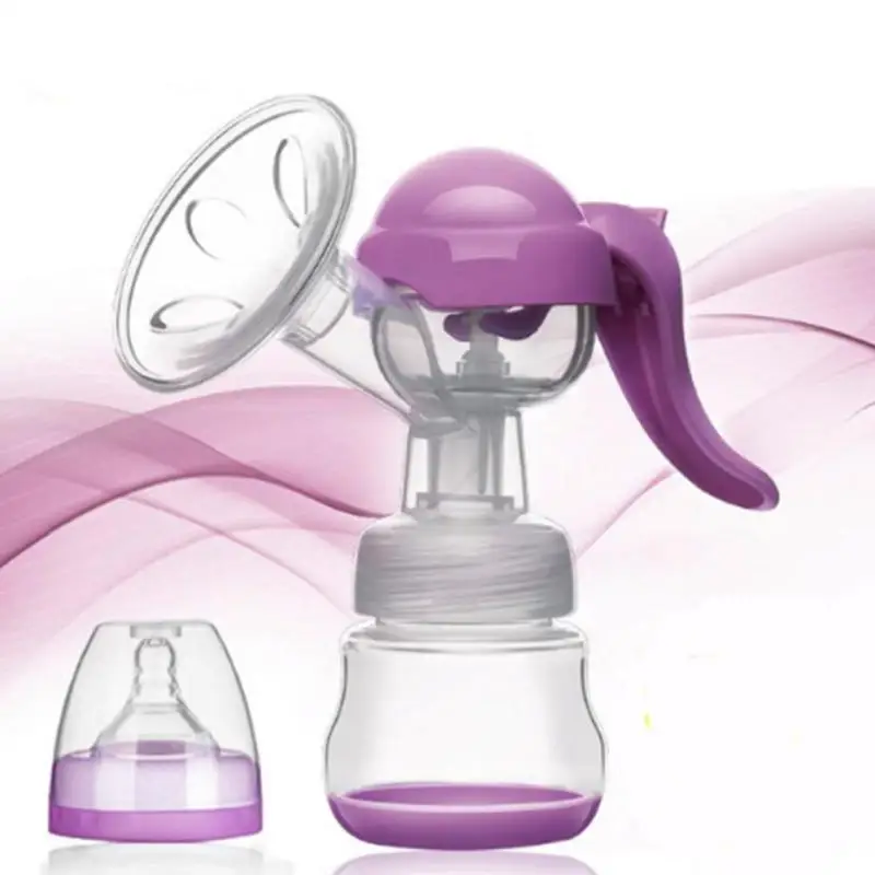 

1pc Brand Breast Pump Pregnant Women Supplies Manual Breast Milk Reliever Pump Baby Bottle with Nipple Extractor de leche B2