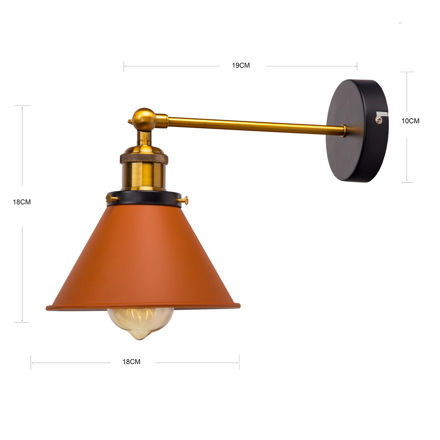 Vintage Industrial Wall Sconce Lights Wandlamp Retro Wall Lamp 110V-220V E27 Indoor Bedroom Bathroom Balcony Bar Aisle Lamp wall mounted lamp Wall Lamps