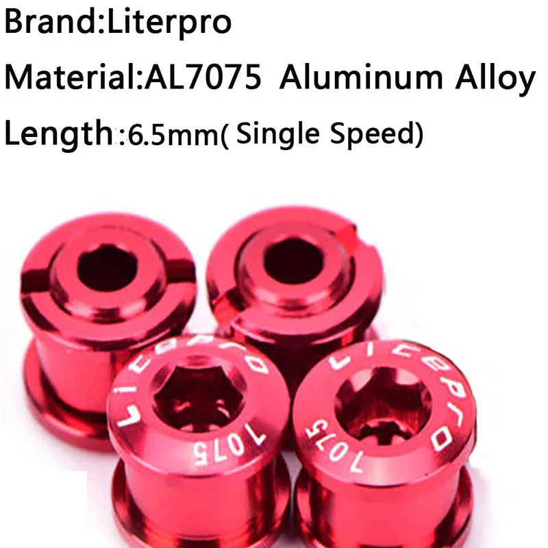 Chainring botls red