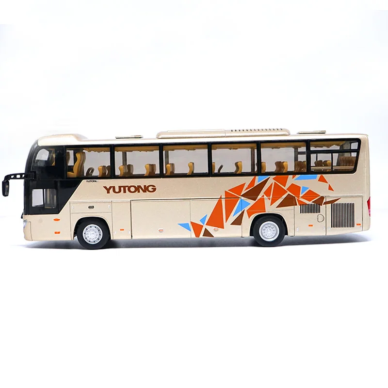 1:42 литье под давлением модель для Yutong двухэтажный автобус ZK6118HQY8Y сплав игрушка миниатюрная коллекция подарки ZK6120R41