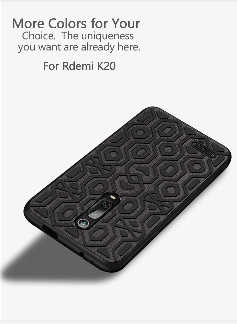 Для Xiaomi Redmi K20 Pro чехол MOFI Redmi K20 силиконовый мягкий ТПУ нескользящий роскошный противоударный чехол