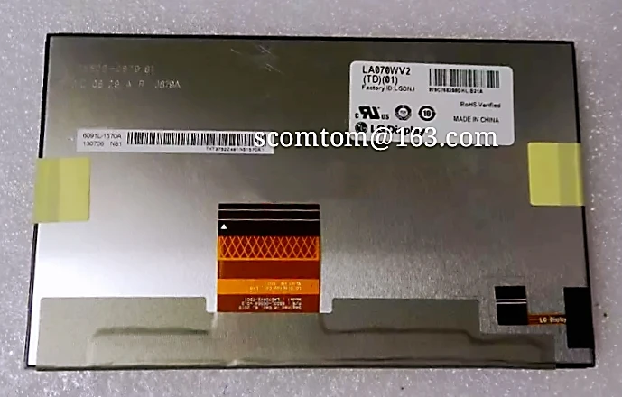Original New 7inch LCD Display LA070WV2(TD)(01) LA070WV2-TD01 Screen Panel for Car LCD Monitors